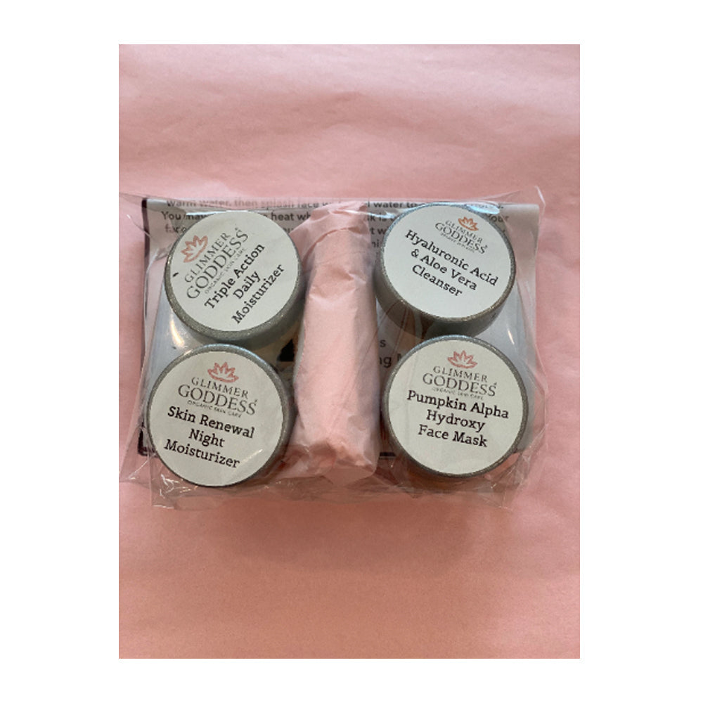 Organic Skin Care Trial Set for Glowing Skin
